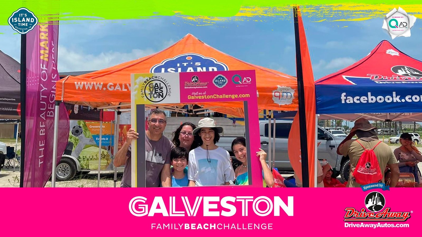With the Galveston Challenge, organized by Q Advertising Group, Inc. Galveston has started the summer off!