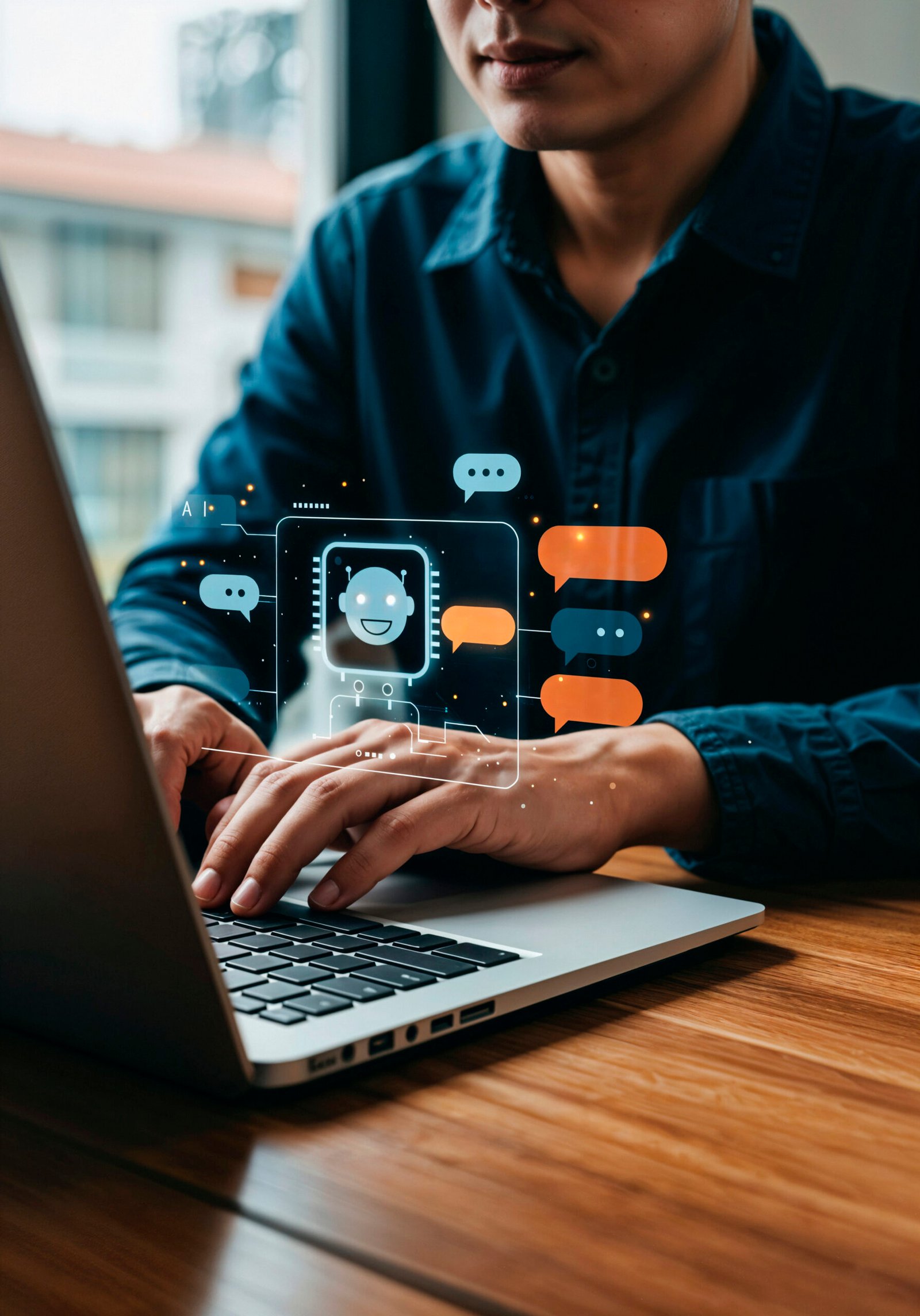 man-using-laptop-with-chatbot-interface